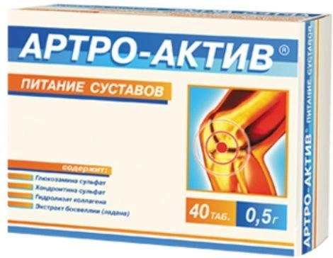 Артро-Актив таблетки 0,5 №40 (Россия)