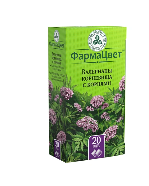 Валерианы корневища с корнями фильтр-пакет 1,5г №20 (Россия)