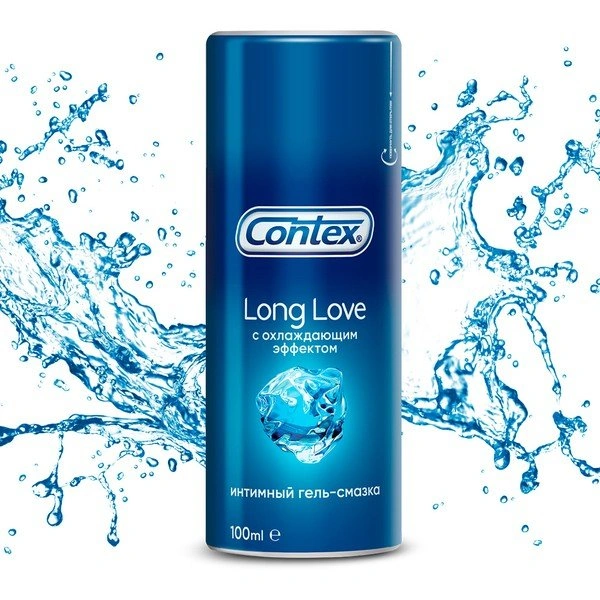 Гель-смазка Контекс 100мл Long Love (продлевающий акт) с анестетиком (Франция)