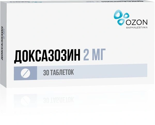 Доксазозин таблетки 2мг №30 (Россия)