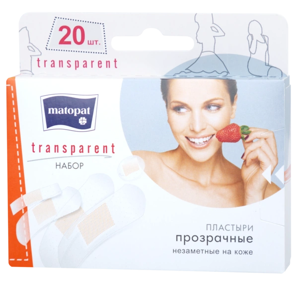 Лейкопластырь Matopat транспарент № 20 (Россия)