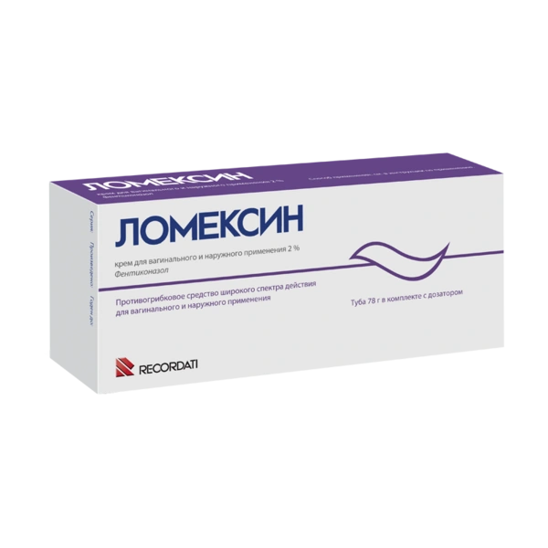 Ломексин крем вагинальный 2% туба 78 г (Италия)