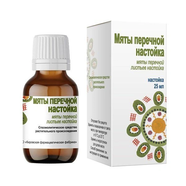 Мяты перечной настойка 25 мл (Россия)