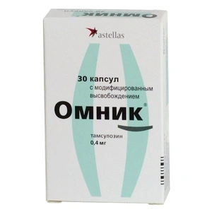 Омник капсулы с модифицированным высвобождением 0,4 мг №30 (Россия)