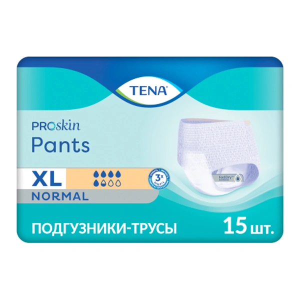 Подгузники для взрослых Тена Пантс Нормал XL №15 (Польша)