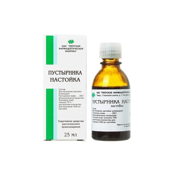 Пустырника настойка 25 мл (Россия)
