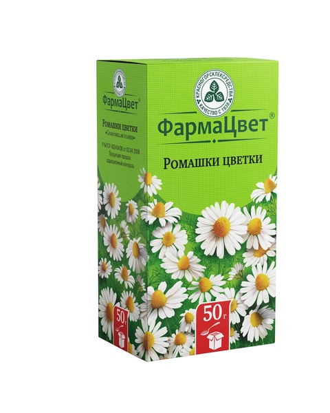 Ромашки цветки растительное сырье 50,0 (Россия)
