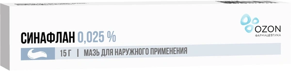 Синафлан мазь 0,025% 15 г (Россия)