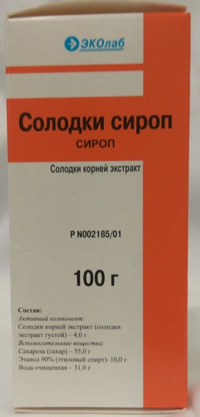 Солодки корня сироп 100,0 (Россия)