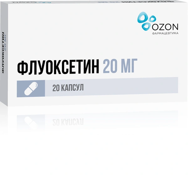 Р Флуоксетин капсулы 20 мг №20 (Россия)