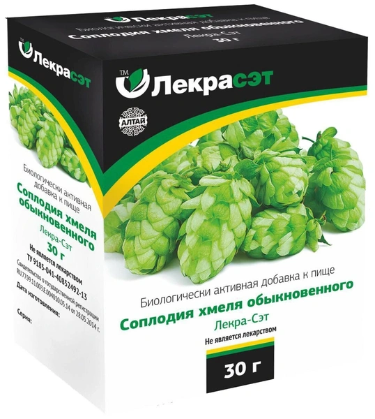 Хмель шишки 30 г (Россия)
