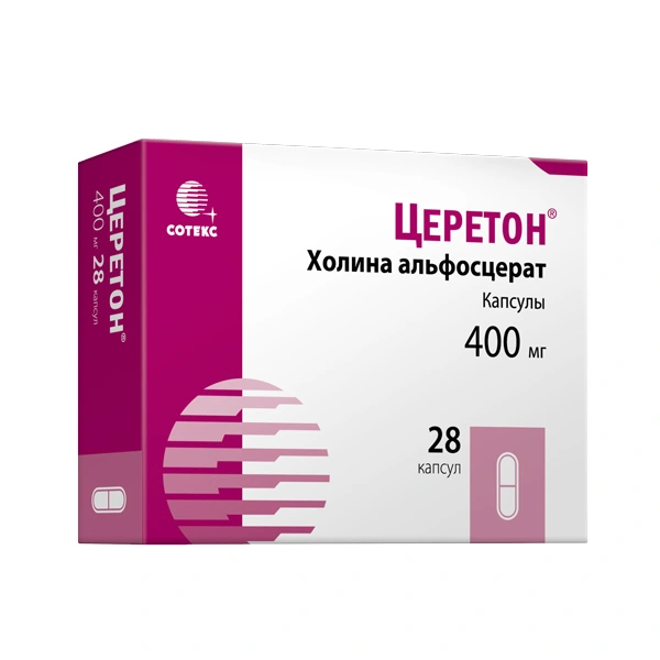 Церетон капсулы 400 мг №28 (Россия)