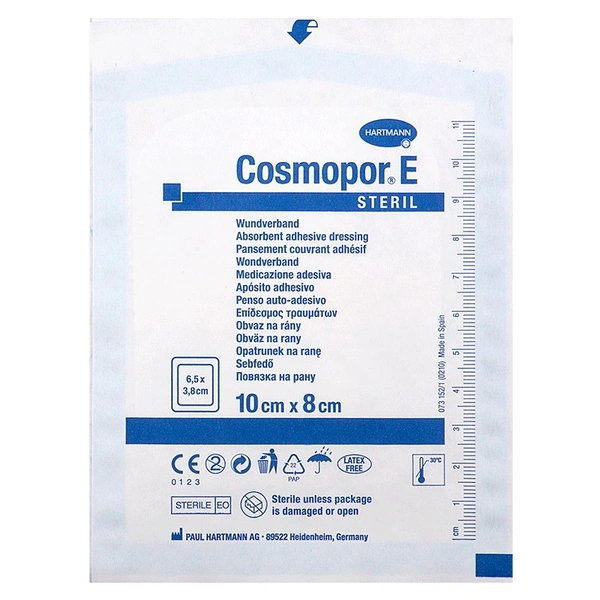 Повязка Cosmopor E самоклеющая стерильная 10х8 см 1шт (Германия)