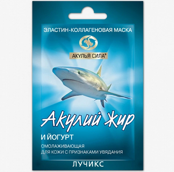 Маска Акулий жир эластин-коллаген йогурт №1 (Россия)