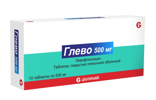Глево таблетки покрытые пленочной оболочкой 0,5г №10 (Индия)