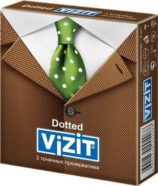 Презервативы VIZIT №3 Точечные (Малайзия)