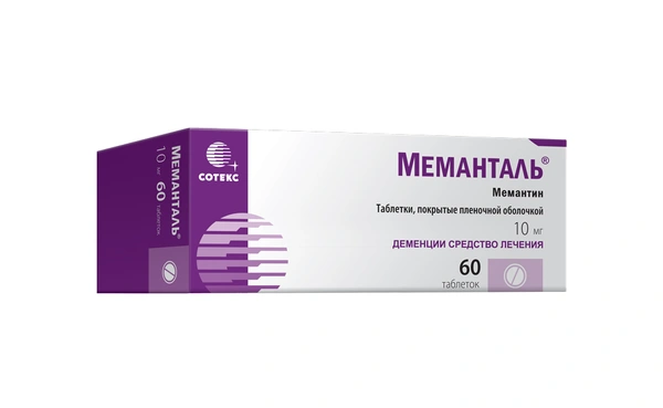 Меманталь таблетки покрытые пленочной оболочкой 10 мг №60 (Испания)