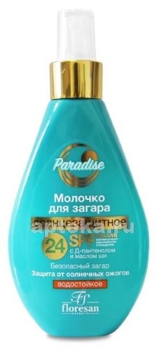 Флоресан Ф-251 Пальмовый рай Молочко для загара SPF24 160 мл (Россия)