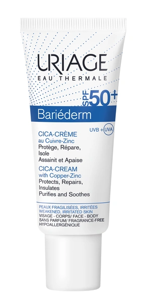 Урьяж Барьедерм SPF50+ Цика-крем с Cu и Zn 40 мл (Франция)