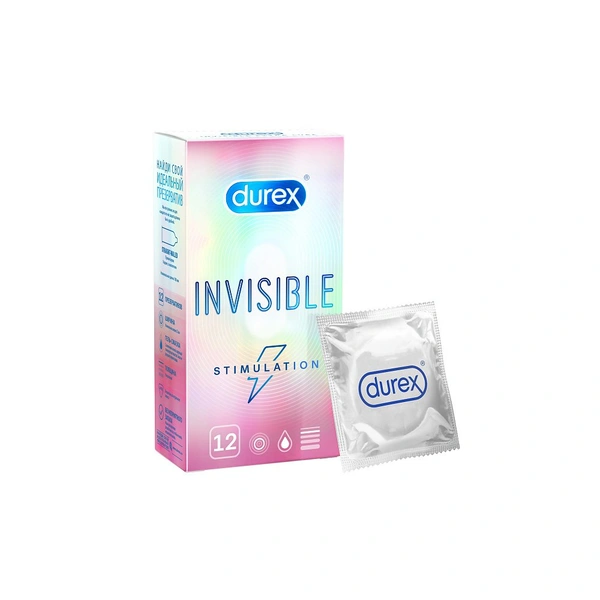 Презервативы Durex №12 Invisible Stimulation (Великобритания)