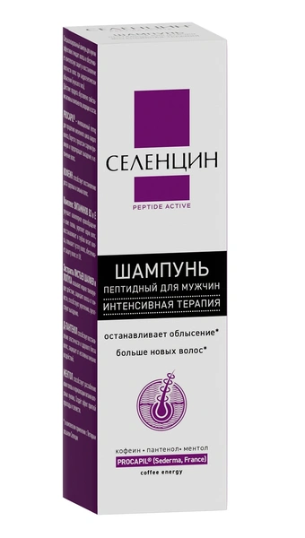 Селенцин шампунь для мужчин peptide active 200 мл (Россия)