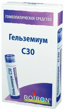 Гельземиум С30 гранулы гомеопатические 4г (Франция)