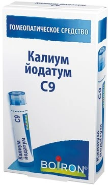 Калиум йодатум С9 гранулы гомеопатические 4 г (Франция)