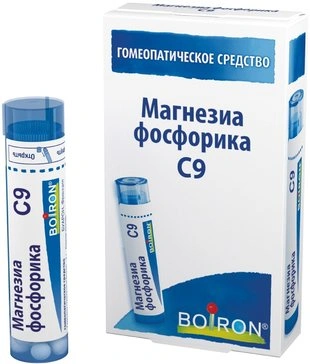 Магнезиа фосфорика С9 гранулы гомеопатические 4 г (Франция)