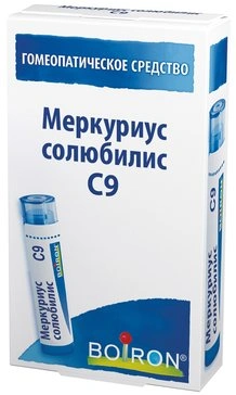 Меркурис солюбилис С9 гранулы гомеопатические 4 г (Франция)