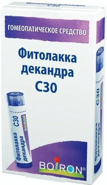 Фитоллака декандра С30 гранулы гомеопатические 4 г (Франция)