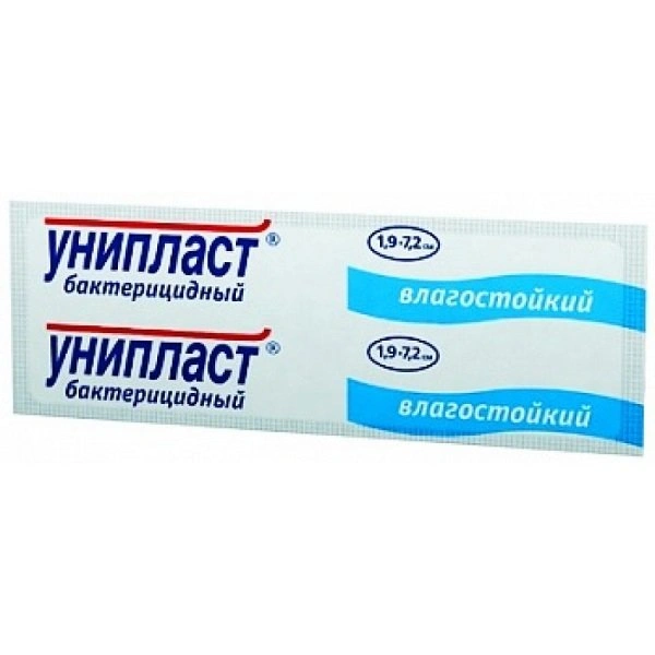 Лейкопластырь Унипласт бактерицидный эластичный 1,9х7,2 №1 (Россия)
