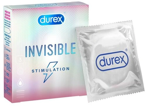 Презервативы Durex №3 Invisible Stimulation (Великобритания)