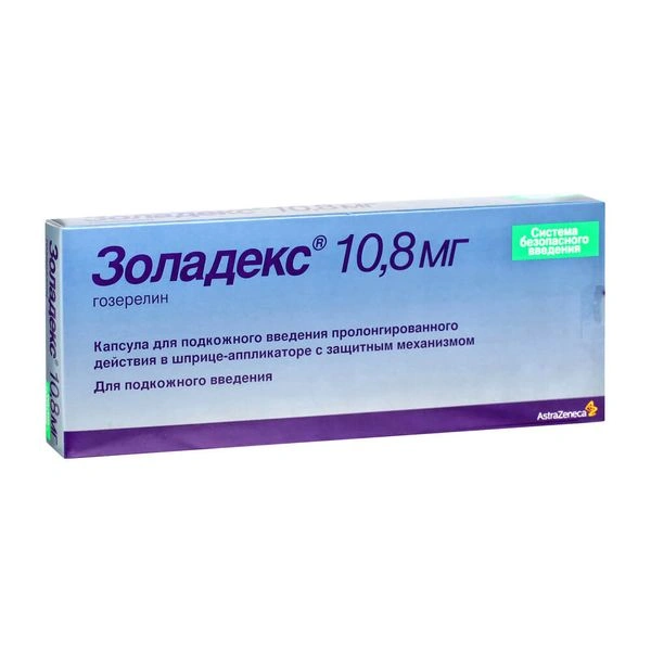 Золадекс имплантат 10.8 мг шприц-аппликатор (Великобритания)