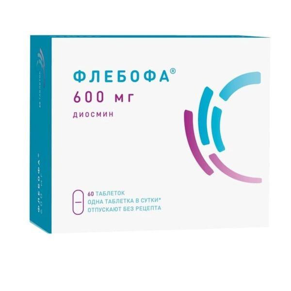 Флебофа таблетки 600 мг №60 (Россия)