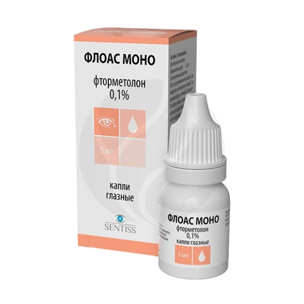 Флоас Моно капли глазные 0.1% 5 мл (Индия)