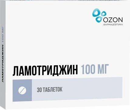 Ламотриджин таблетки 100 мг №30 Озон (Россия)