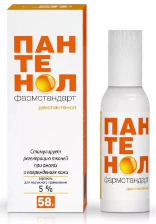 Пантенол Фармстандарт пена для наружного применения 5% 58 г (Россия)