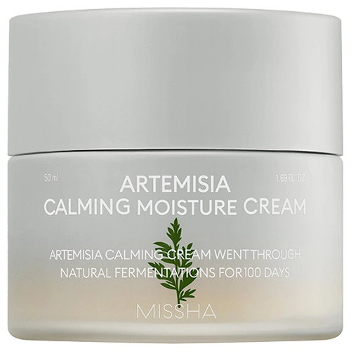MISSHA Artemisia Calming Крем успокаивающий с экстрактом полыни для чувствительной кожи лица 50 мл (Корея)