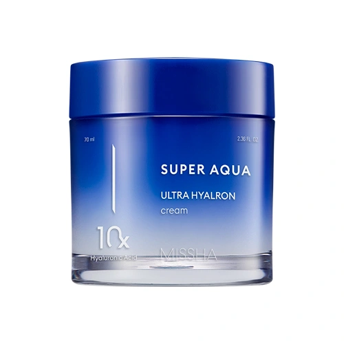 MISSHA Super Aqua Ultra Hyalron Крем увлажняющий для всех типов кожи лица 70 мл (Корея)