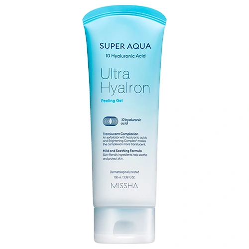 MISSHA Super Aqua Ultra Hyalron Гель-скатка для всех типов кожи лица 100 мл (Корея)