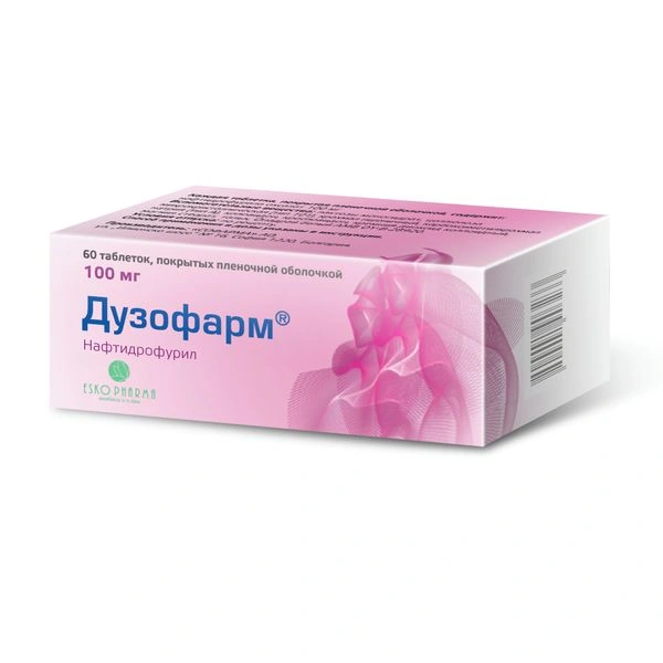 Дузофарм таблетки, покрытые пленочной оболочкой 100 мг №60 (Болгария)