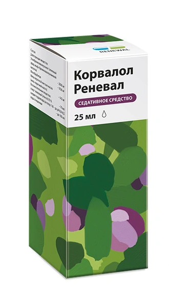 Корвалол Реневал капли 25 мл (Россия)