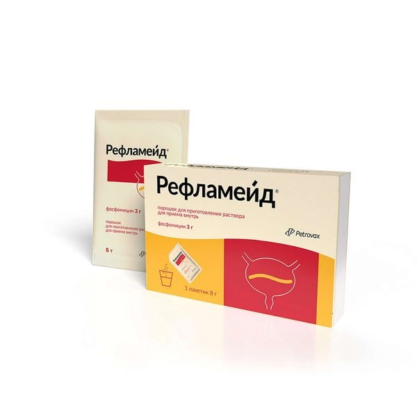Рефламейд порошок для приготовления раствора для приема внутрь 3 г пакетики 8 г №1